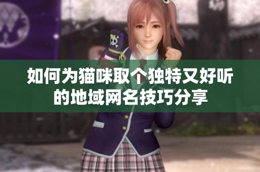 如何为猫咪取个独特又好听的地域网名技巧分享