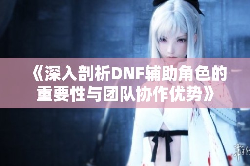 《深入剖析DNF辅助角色的重要性与团队协作优势》