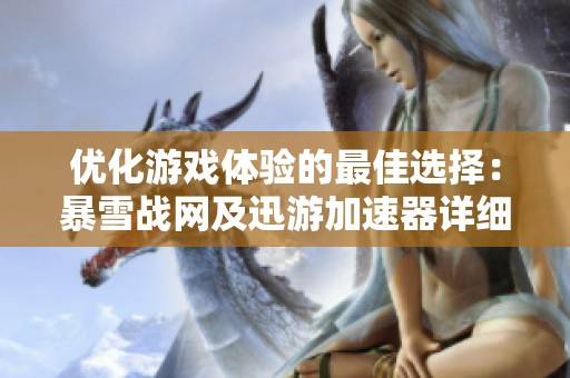 优化游戏体验的最佳选择：暴雪战网及迅游加速器详细分析