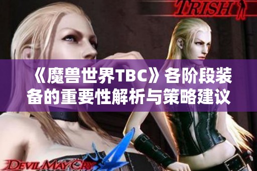 《魔兽世界TBC》各阶段装备的重要性解析与策略建议