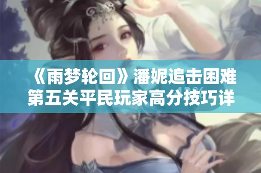 《雨梦轮回》潘妮追击困难第五关平民玩家高分技巧详解