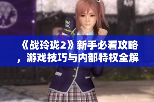 《战玲珑2》新手必看攻略，游戏技巧与内部特权全解析