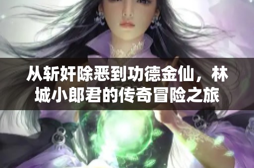 从斩奸除恶到功德金仙，林城小郎君的传奇冒险之旅
