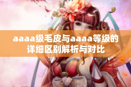 aaaa级毛皮与aaaa等级的详细区别解析与对比
