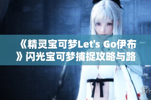 《精灵宝可梦Let's Go伊布》闪光宝可梦捕捉攻略与路线规划详解