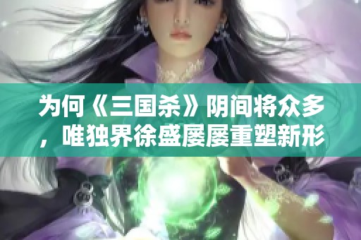 为何《三国杀》阴间将众多，唯独界徐盛屡屡重塑新形象