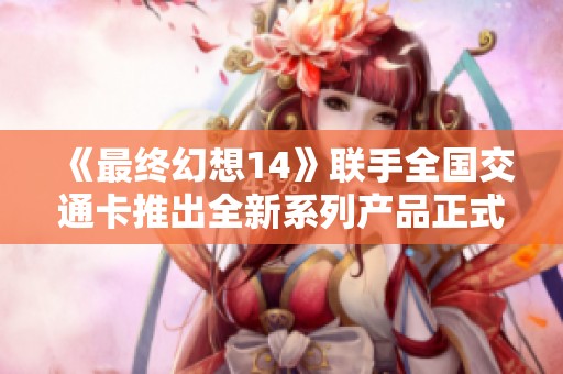 《最终幻想14》联手全国交通卡推出全新系列产品正式发布