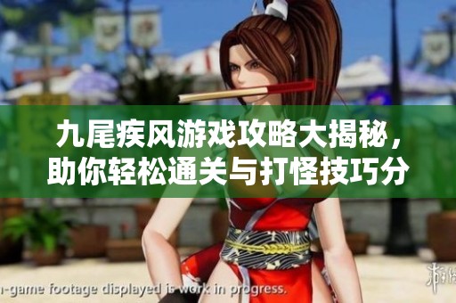 九尾疾风游戏攻略大揭秘，助你轻松通关与打怪技巧分享
