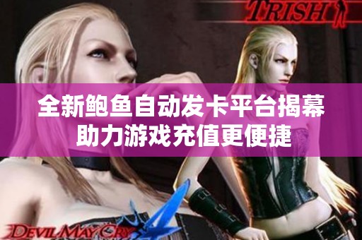 全新鲍鱼自动发卡平台揭幕 助力游戏充值更便捷