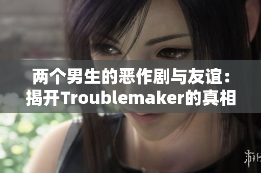 两个男生的恶作剧与友谊：揭开Troublemaker的真相
