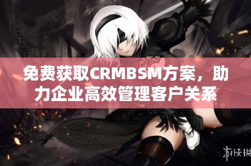 免费获取CRMBSM方案，助力企业高效管理客户关系