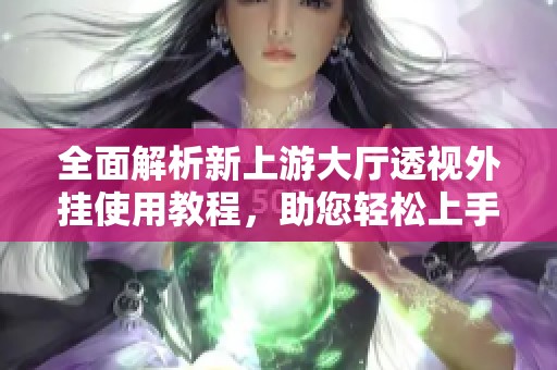 全面解析新上游大厅透视外挂使用教程，助您轻松上手