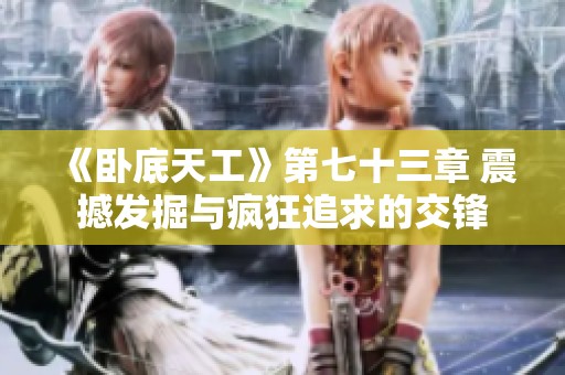 《卧底天工》第七十三章 震撼发掘与疯狂追求的交锋