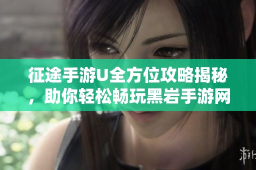 征途手游U全方位攻略揭秘，助你轻松畅玩黑岩手游网