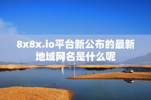 8x8x.io平台新公布的最新地域网名是什么呢