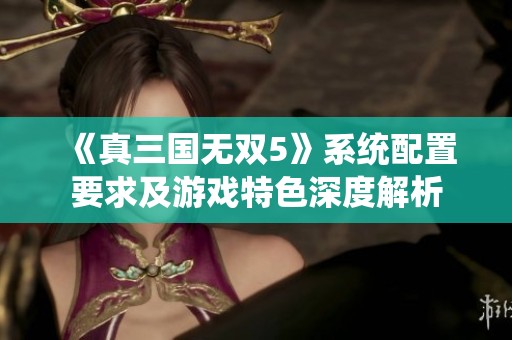 《真三国无双5》系统配置要求及游戏特色深度解析