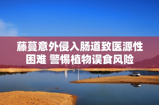 藤蔓意外侵入肠道致医源性困难 警惕植物误食风险
