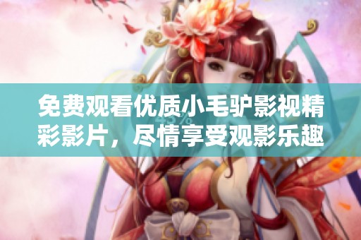 免费观看优质小毛驴影视精彩影片，尽情享受观影乐趣